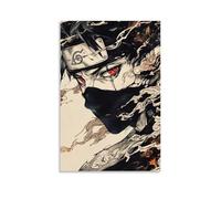 HQYXMSLL Naruto Kakashi's Ink - Shadow Sharingan Decorative Modern Mural - Wall Art Hanging Poster 20x30inch(50x75cm)
