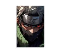 HQYXMSLL Naruto Kakashi's Pupil Shadow Remnant Light Decorative Modern Mural - Wall Art Hanging Poster 20x30inch(50x75cm)