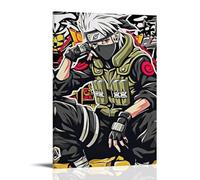 HQYXMSLL Naruto Kakashi's Trendy - Shadow Cool Pose Decorative Modern Mural - Wall Art Hanging Poster 20x30inch(50x75cm)