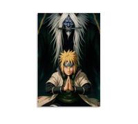 HQYXMSLL Naruto Minato's Cyan - Nether Meditation Pact Decorative Modern Mural - Wall Art Hanging Poster 20x30inch(50x75cm)
