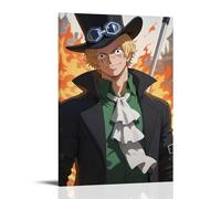 HQYXMSLL One Piece Sabo's Flame Trench Coat Decorative Modern Mural - Wall Art Hanging Poster 08x12inch(20x30cm)