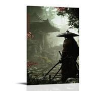 HQYXMSLL Samurai- Echoes of The Forgotten Dojo Decorative Modern Mural - Wall Art Hanging Poster 12x18inch(30x45cm)