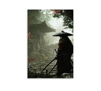 HQYXMSLL Samurai- Echoes of The Forgotten Dojo Decorative Modern Mural - Wall Art Hanging Poster 24x36inch(60x90cm)