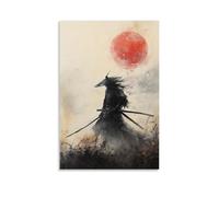 HQYXMSLL Samurai- Whispering Blades of The Edo Dawn Decorative Modern Mural - Wall Art Hanging Poster 20x30inch(50x75cm)