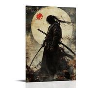 HQYXMSLL Samurai- Whispers of The Forgotten Blade Decorative Modern Mural - Wall Art Hanging Poster 24x36inch(60x90cm)