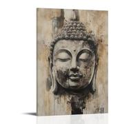 HQYXMSLL Water Ink Buddha Print for Peaceful Living And Meditation Spaces Decorative Modern Mural - Wall Art Hanging Poster 08x12inch(20x30cm)