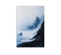 HQYXMSLL Wind Whispering at Mountain Edge Decorative Modern Mural - Wall Art Hanging Poster 20x30inch(50x75cm)