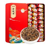 HQZMCTE Classic Chinese Jinjunmei Rich Aroma Black Tea-Loose Leaf Tea- Delicate Small Tea Bag (125 * 2)