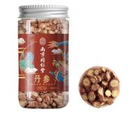 HQZMCTE Natural Chinese Herbal Tea Healthy Tea Premium Purple Salvia Dan Shen Slices 150g Sulfur-free, Without Additives