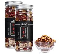 HQZMCTE Natural Herbal tea Healthy tea Dried Red Date Slices 2.82oz Non-GMO and Vegan Red Dried jujubes Red Date 80g