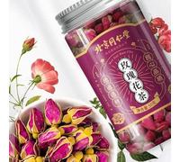 HQZMCTE Natural Herbal tea Healthy tea Rose Tea Canned Fruit Tea Whole Rose Goddess Tea 1.76oz/50g Rose Tea