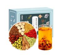 HQZMCTE Premium 200g(20 bags)/box Honeysuckle, Burdock Root, etc. Chinese herbal tea, Flower tea