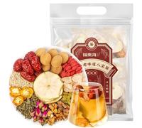 HQZMCTE Premium Herbal Tea 800g(80g*10 bags) Longan,Dates Red Berries Wolfberry Rose Combo Tea Bags A Perfect Drink for the Health
