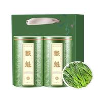 HQZMCTE Premium TaipingHoukui Green Tea 75g x 2/4.41oz - Orchid Fragrance, High Mountain Grown, Ideal for Gifting