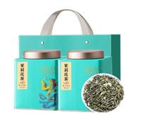 HQZMCTE Selected Green Tea, Jasmine Drifting Snow Tea High Mountain Tea Strong Aroma Canned Tea 500g/17.64oz