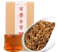 HQZMCTE Yunnan Kong Fu Black Tea 100g Dianhong Golden Buds Black Tea Honey Fragrant- Loose Leaf Tea