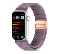 HQzon 16mm Nylon Band Compatible with FITVII HM08/MorePro HM08, Magnetic Buckle Braided Strap Compatible with FITVII Amzhero-Runfit D26/KALINCO