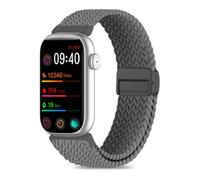 HQzon 16mm Nylon Band Compatible with FITVII HM08/MorePro HM08, Magnetic Buckle Braided Strap Compatible with FITVII Amzhero-Runfit D26/KALINCO