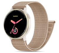 HQzon 20mm Nylon Hook and Loop Band Compatible with Garmin Vivoactive 5/ Vivoactive 6/ Vivoactive 3, Soft Breathable Sport Strap for Forerunner 645/55/165/165 Music/158/245/245M Music Women Men