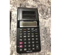 HR-8RCE-BK-W-EC Casio HR-8RCE 12 Digit Mini Printing Calculator Black HR-8RCE-BK