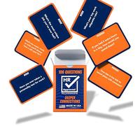 HR Approved Team Building Games for Work - 106 Conversation Cards for Coworkers, Meetings, Travel, Office Activities, Team Building Activities, Deeper Connections