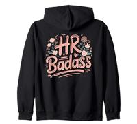 HR Badass Human Resources Manager Office Pride Zip Hoodie