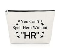 HR Gifts Makeup Bag HR Appreciation Gift Human Resources Gifts for Women HR Coworker Inspirational Gifts Employee Cosmetic Bag HR Director Gifts HR Manager Gifts Christmas Birthday Gift Cosmetic Pouch