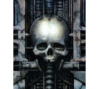 HR Giger Art Skull Composition Notebook: 120 College Ruled Pages