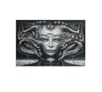 Hr Giger Bio-mech Alien Poster Decorative Painting Canvas Wall Posters And Art Picture Print Modern Family Bedroom Decor Posters 20x30inch(50x75cm)