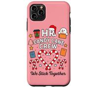 HR Human Resources Candy Cane Crew We Stick Together Xmas Case for iPhone 11 Pro Max