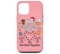 HR Human Resources Candy Cane Crew We Stick Together Xmas Case for iPhone 12/12 Pro