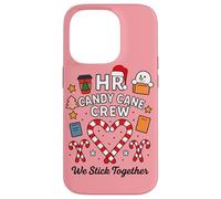 HR Human Resources Candy Cane Crew We Stick Together Xmas Case for iPhone 14 Pro
