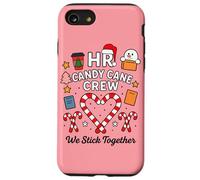 HR Human Resources Candy Cane Crew We Stick Together Xmas Case for iPhone SE (2020) / 7/8