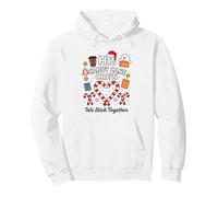HR Human Resources Candy Cane Crew We Stick Together Xmas Pullover Hoodie