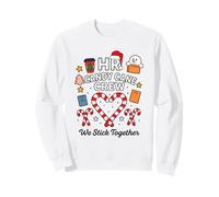 HR Human Resources Candy Cane Crew We Stick Together Xmas Sweatshirt