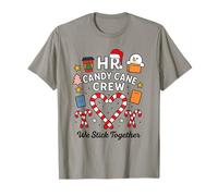 HR Human Resources Candy Cane Crew We Stick Together Xmas T-Shirt