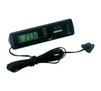 hr-imotion 10110101 digital thermometer for indoor & outdoor temperature [Incl. Batteries - 50C - + 70C (celsius & fahrenheit) 3m cable lenght backlit display freezing range self-adhesive]