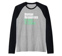 HR is Here to Listen HR Personnel Manager Raglan Baseball Tee
