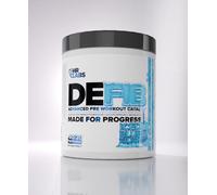 HR Labs DEFIB, Ultimate All in One Advanced Strong Pre Workout Powder, High Caffeine Content, 40/20 Servings, 420g, Athlete Approved 8 Great Tasting Flavours (420g, Iced Blue Slush)