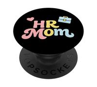 HR Mom Mothers Day Cute Retro Human Resources Office Job PopSockets Adhesive PopGrip