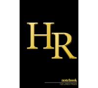 HR Notebook: Elegant 6x9 Lined Journal for Human Resources Professionals: 120 Pages, Wide Ruled Writing Notebook for HR Professionals, Talent Acquisition Notebook for Daily Notes, Hiring Plans