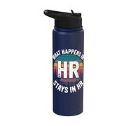 HR Trust Issues Meme Quote Stainless Steel Insulated Water Bottle