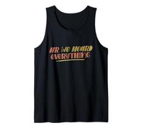 HR We Heard Everything Funny Human Resources Office Staff Tank Top