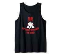 HR We Scare Because We Care Funny Human Resource Ghosts Tank Top