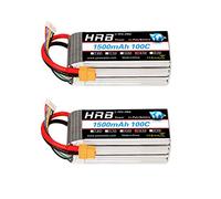 HRB 2PCS 5S 18.5V 1500mAh 100C Lipo Battery with XT60 Plug for RC Helicopter Airplane Car Boat Truck