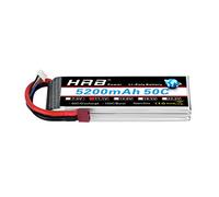 HRB 3S Lipo Battery 5200mAh 11.1V 50C RC Battery with Deans T for 1/8 1/10 RC Car Slash RC Buggy Boat RC Airplane UAV Drone FPV