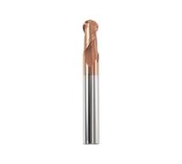 HRC55 2F Alloy Coated Ball Nose Carbide CNC End Mill