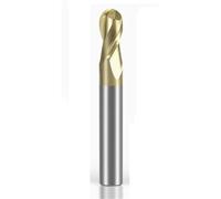 HRC55 Carbide End Mill 1 2 4 5 6 8 10 12 4Flutes Milling Cutter Tungsten Cutting Tool CNC Metal Steel Key Face Square Router Bit(2F Ball end,D12X45XD12X100L)