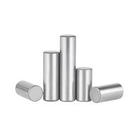 HRC62 Bearing Steel Solid Cylindrical Dowel Pins M1 M1.5 M2 M2.5 M3 M3.5 M4 M5 M6 GB119 High Hardened Locat Fixed Parallel Pin(M5 (50 Pieces),19mm)