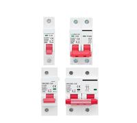 HRCBDC-63 DC Mini Circuit Breaker, 1000V 1P/2P, 6A-125A, DIN Rail PV Solar MCB for Combiner Box, Overload & Short(40A)